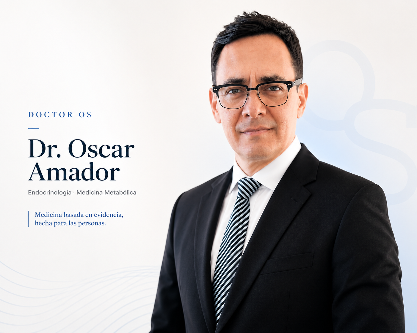 Retrato del Dr. Oscar Amador — Endocrinología y Medicina Metabólica